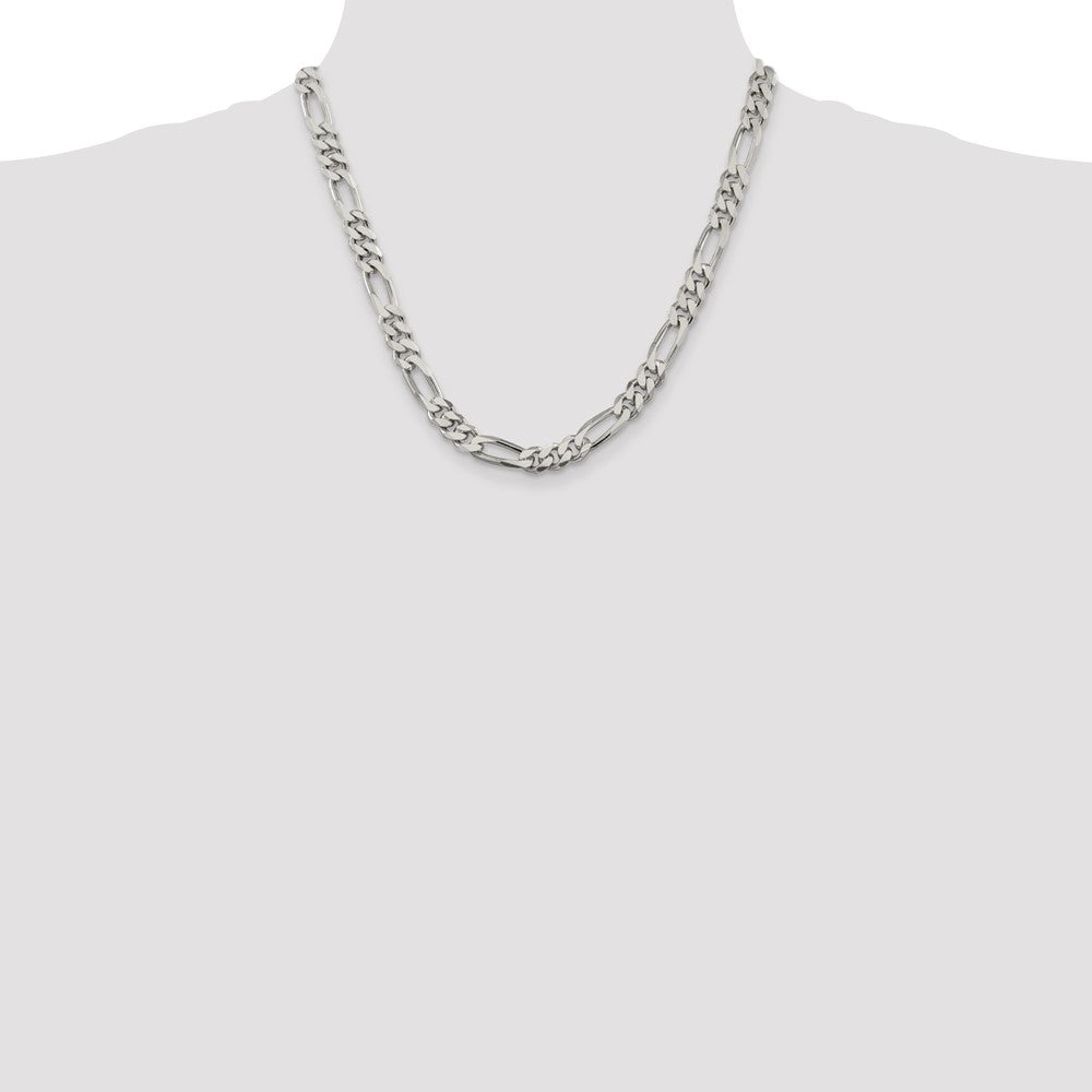 Buy 8mm Sterling Silver Figaro Chain | Stylish & Affordable Jewelry