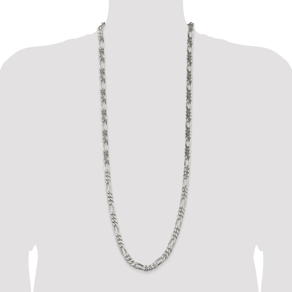 Buy Stylish 8mm Sterling Silver Figaro Chain - Affordable Luxury Jewelry
