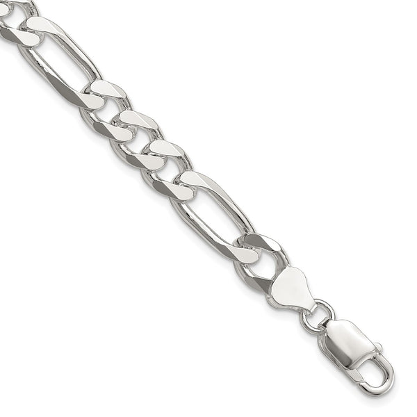 8mm Sterling Silver Figaro Chain - Style GR1-1029531