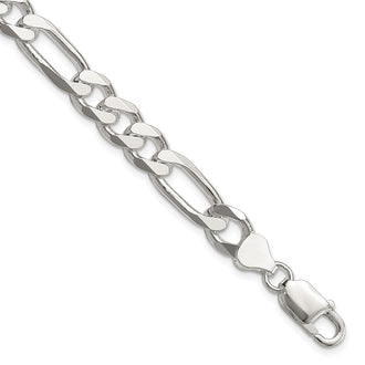 Buy Stylish 8mm Sterling Silver Figaro Chain - Affordable Luxury Jewelry