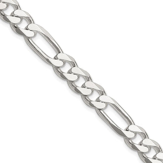 Buy Stylish 8mm Sterling Silver Figaro Chain - Affordable Luxury Jewelry