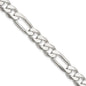 Buy 8mm Sterling Silver Figaro Chain - Stylish & Affordable Jewelry Piece-11