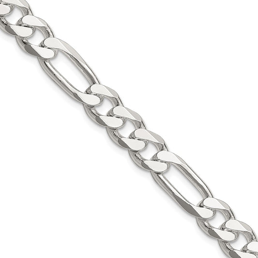 Buy Stylish 8mm Sterling Silver Figaro Chain - Luxury at an Affordable Price