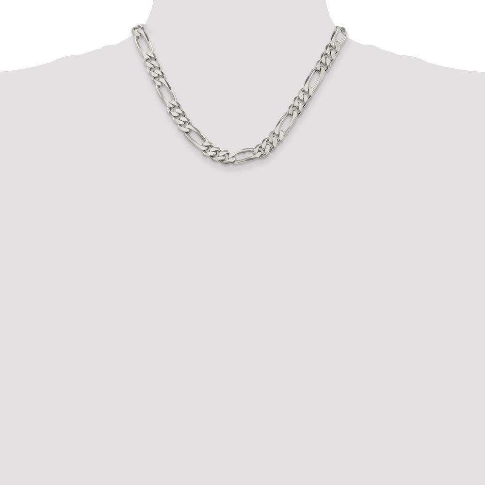 Buy Exclusive 9mm Sterling Silver Figaro Chain - Affordable Luxury Jewelry
