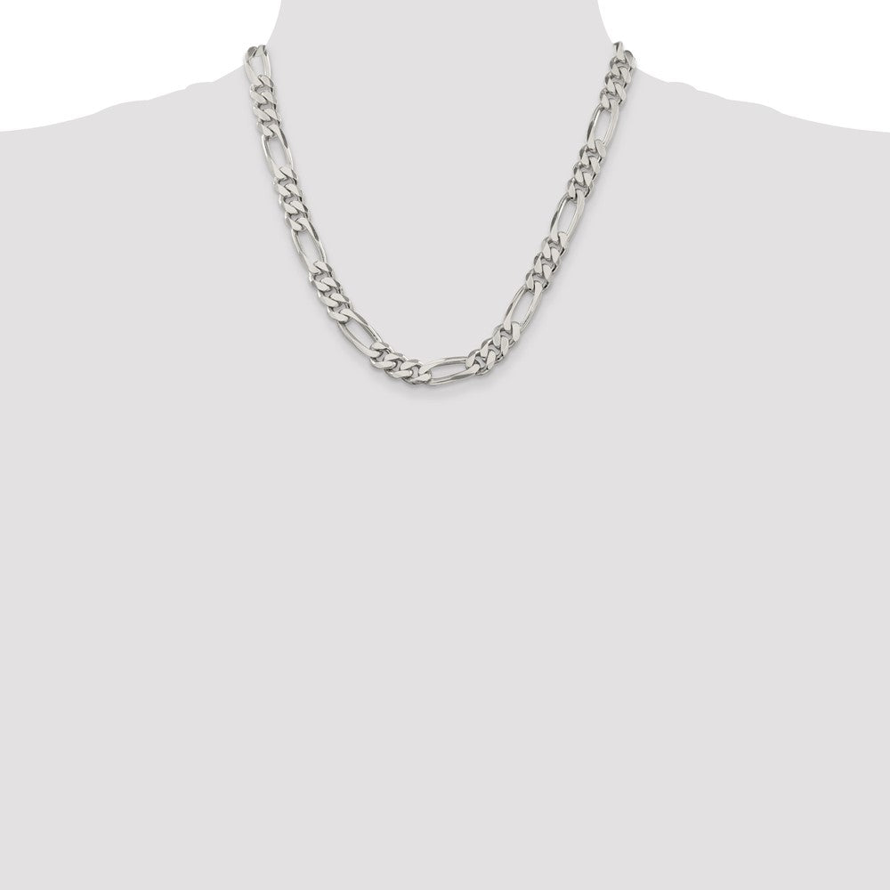 Buy High-Quality 9mm Sterling Silver Figaro Chain - Stylish Value Accessory