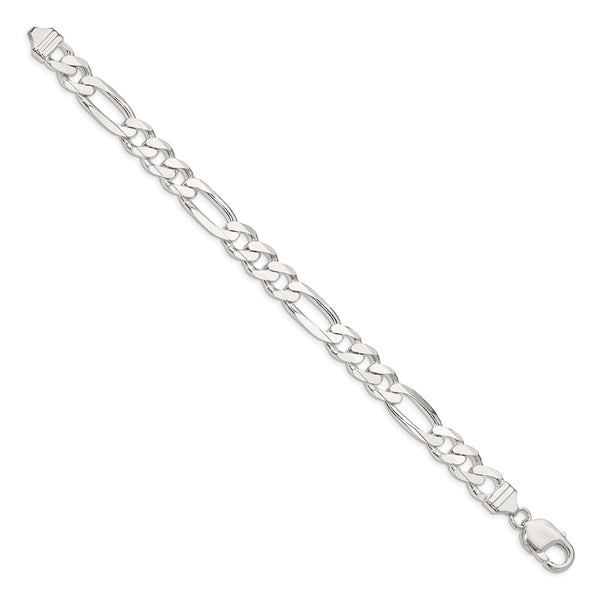 9mm Sterling Silver Figaro Chain - Style GR1-1030354