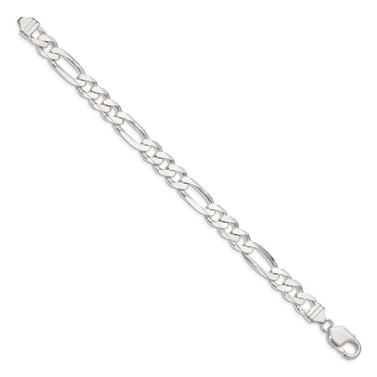 Buy Stylish 9mm Sterling Silver Figaro Chain | Exclusive Discounted Price