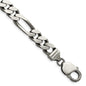 Buy Stylish Antiqued Sterling Silver 9mm Figaro Chain | Luxury Value Jewelry-2
