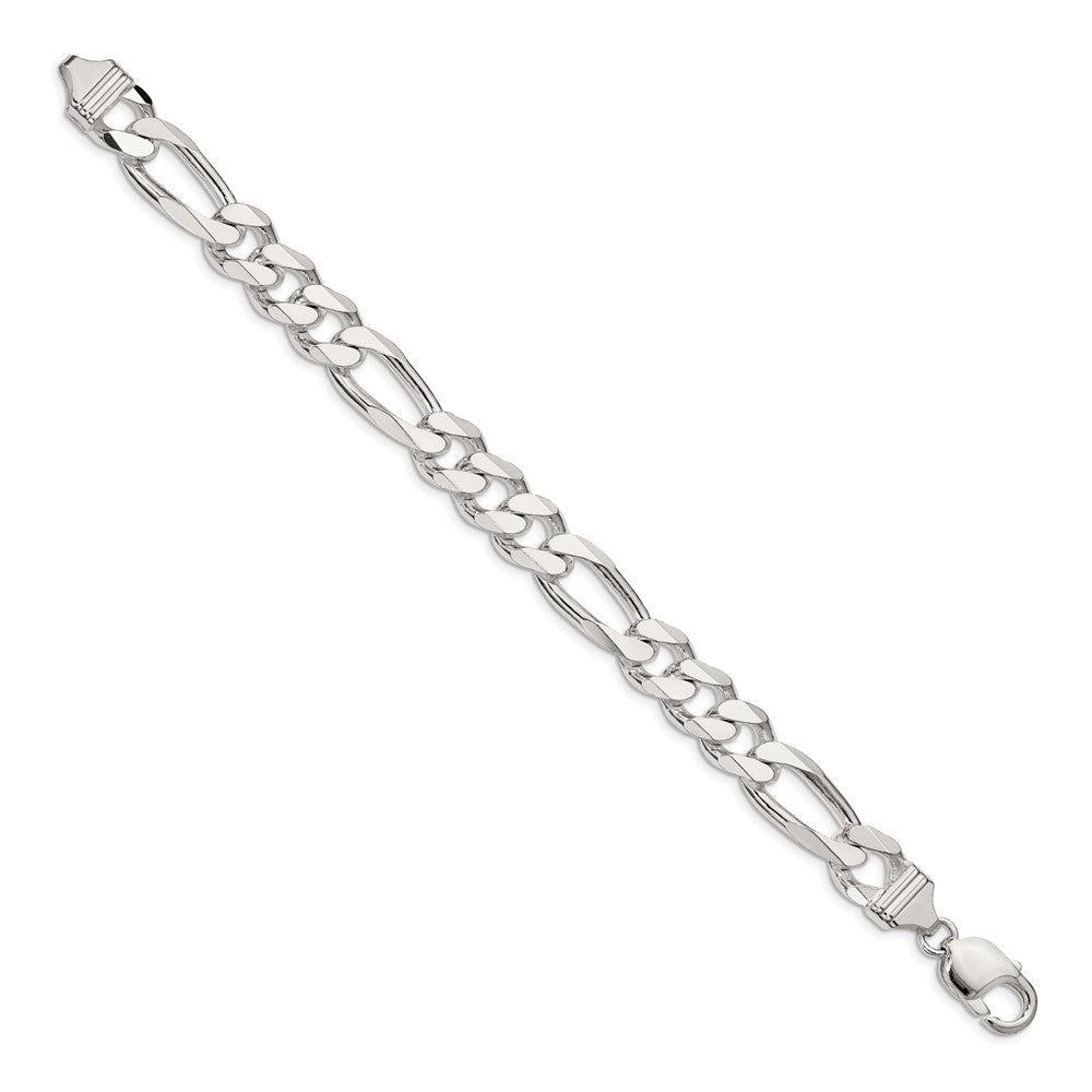 Buy 10.75mm Sterling Silver Figaro Chain - Stylish & Affordable Jewelry!