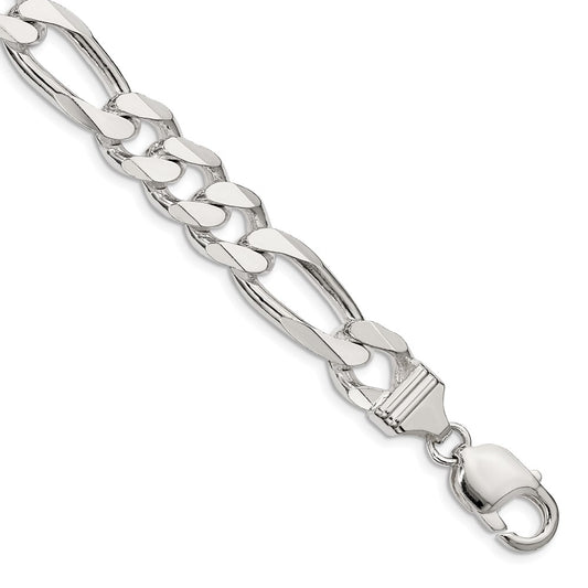 Buy Stylish 10.75mm Sterling Silver Figaro Chain - Luxury Quality & Value