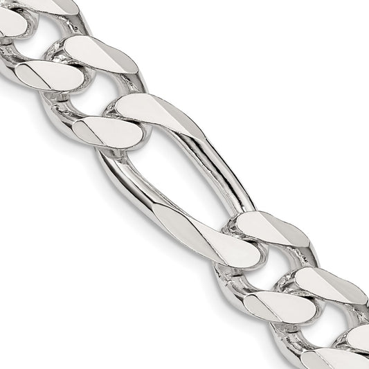 Buy 10.75mm Sterling Silver Figaro Chain - Stylish & Affordable Jewelry