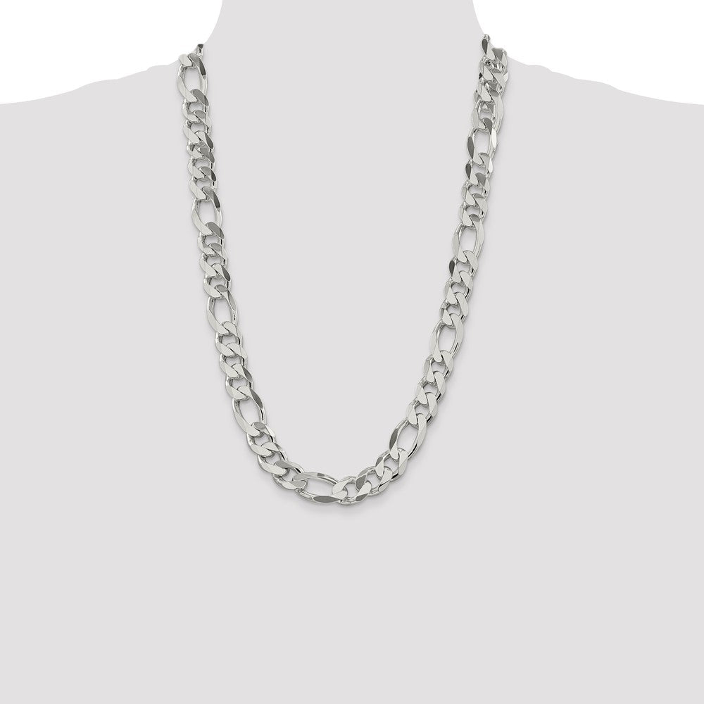 Buy 13.5mm Sterling Silver Figaro Chain | Stylish & Affordable Jewelry