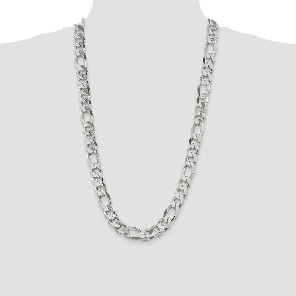 Buy Stylish 13.5mm Sterling Silver Figaro Chain - Luxury at an Affordable Price