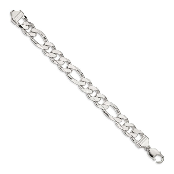 13.5mm Sterling Silver Figaro Chain - Style GR1-1030387
