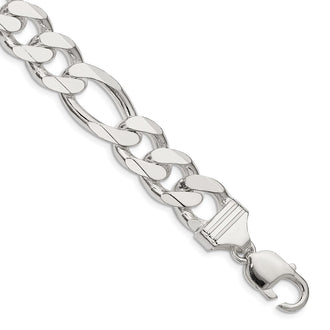 Buy Stylish 13.5mm Sterling Silver Figaro Chain - Exclusive Value Jewelry