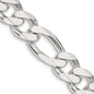 Buy Stylish 13.5mm Sterling Silver Figaro Chain - Luxury at an Affordable Price-7