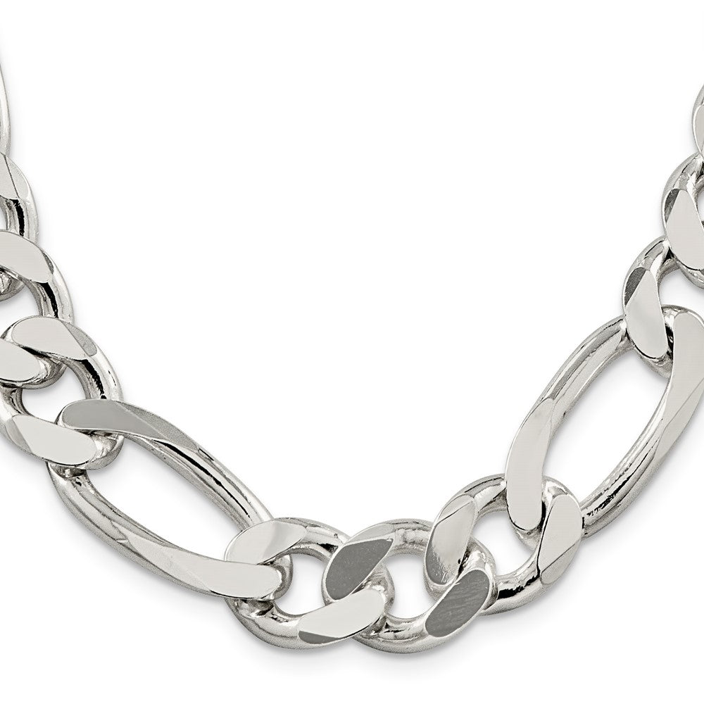 Buy Exclusive 15mm Sterling Silver Figaro Chain - Stylish & Affordable Jewelry