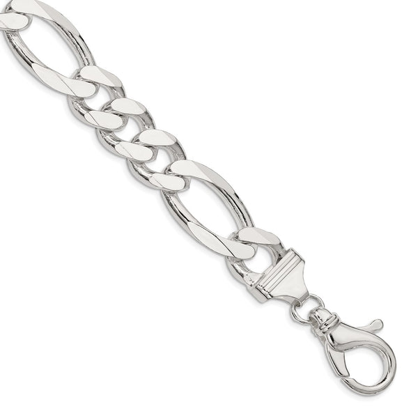 15mm Sterling Silver Figaro Chain - Style GR1-1030394
