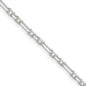 Exclusive 3mm Sterling Silver Cable Link Chain - Stylish 3 Short, 1 Long Links-2
