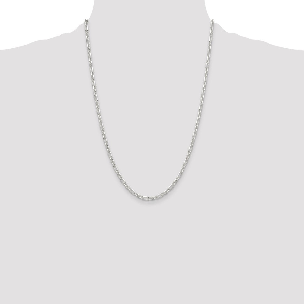 Buy Stylish 4mm Sterling Silver Double Cable Link Chain - Clearance Price!