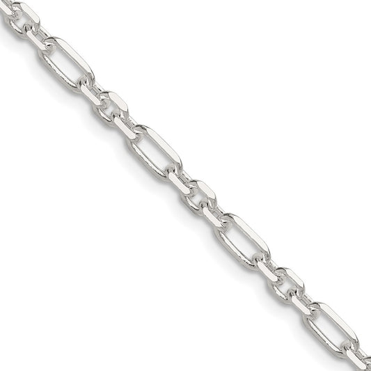 Buy Stylish 4mm Sterling Silver Cable Link Chain - 3 Short & 1 Long Link