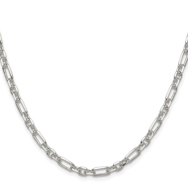 Sterling Silver 4.5mm Double Link Necklace Chain