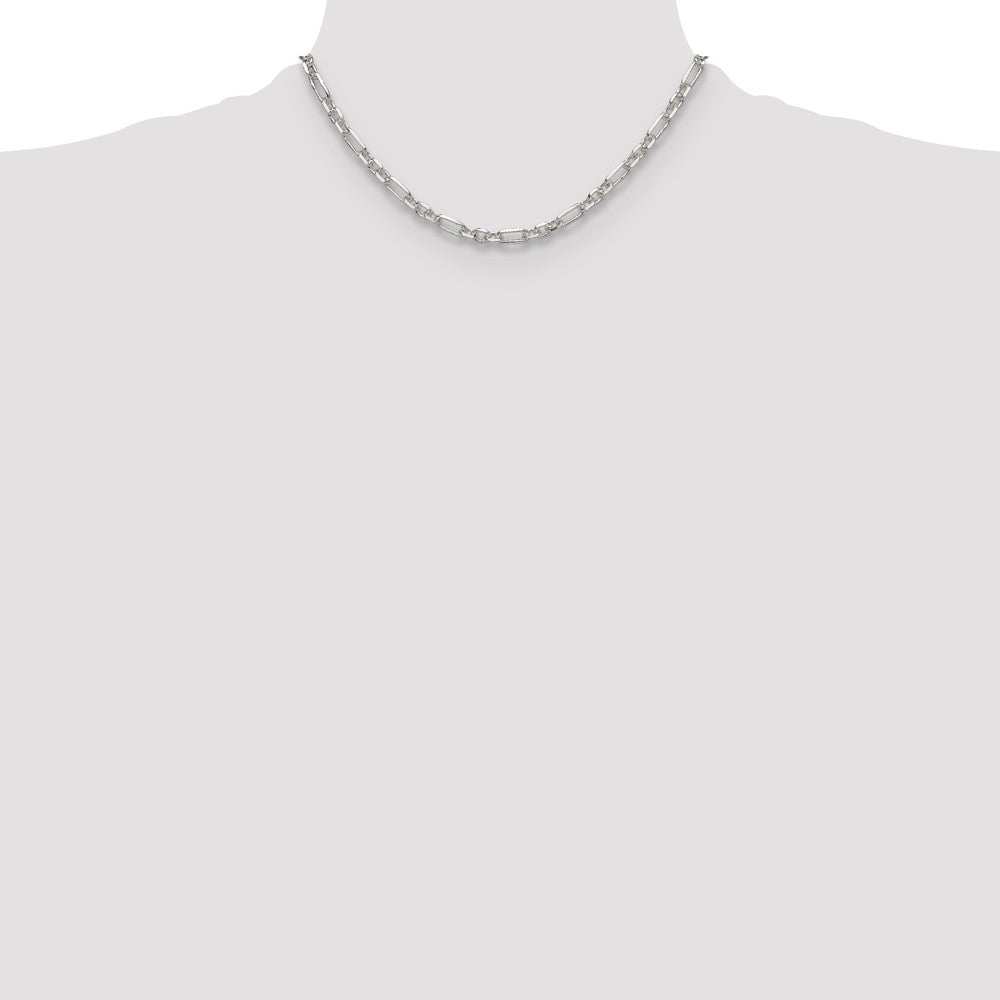 Exclusive 4.5mm Sterling Silver Cable Link Chain - Stylish Short & Long Design