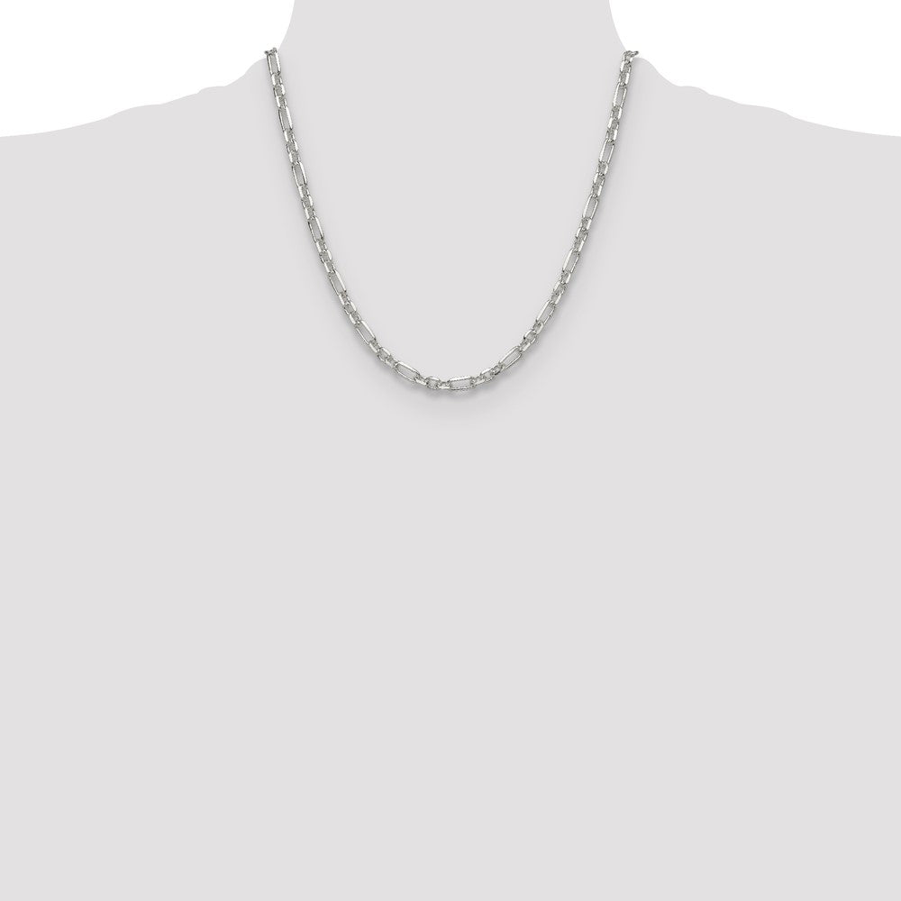 Buy Stylish 4.5mm Sterling Silver Double Chain Link Necklace - Exclusive Design