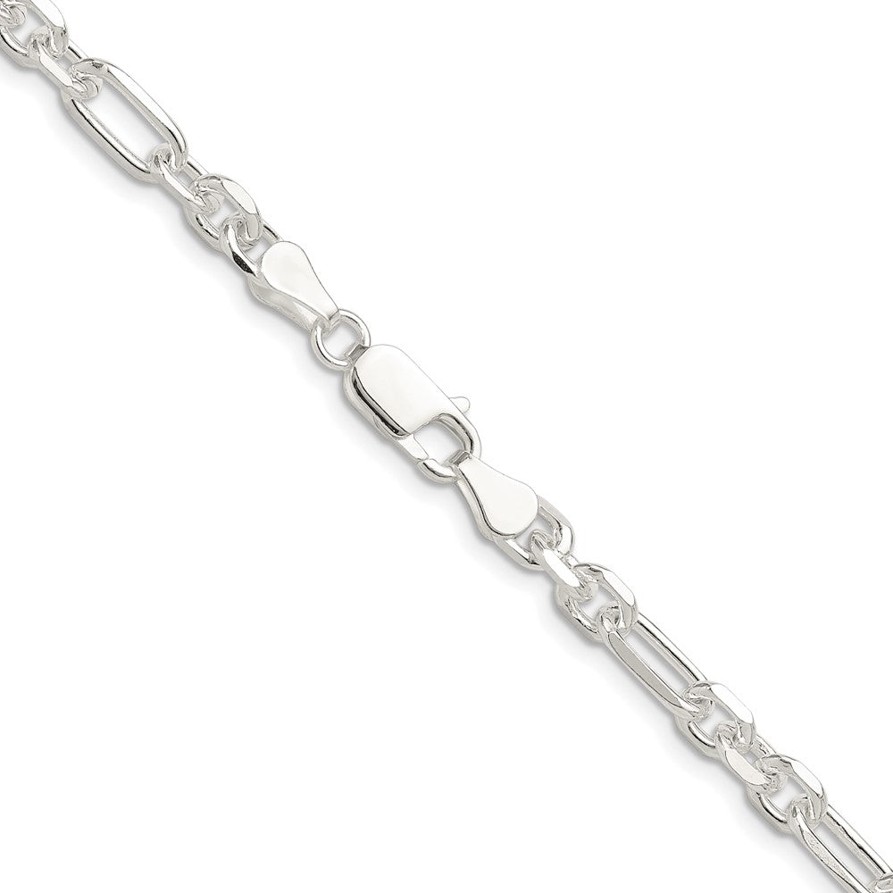 Buy Stylish Sterling Silver 6mm Double Cable Link Chain - 3 Short, 1 Long Link