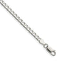 High-Quality Sterling Silver 3.25mm Double Curb Square Chain - Stylish Value!-4