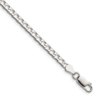 Buy Stylish 3.25mm Diamond-Cut Sterling Silver Curb Chain | Affordable Luxury