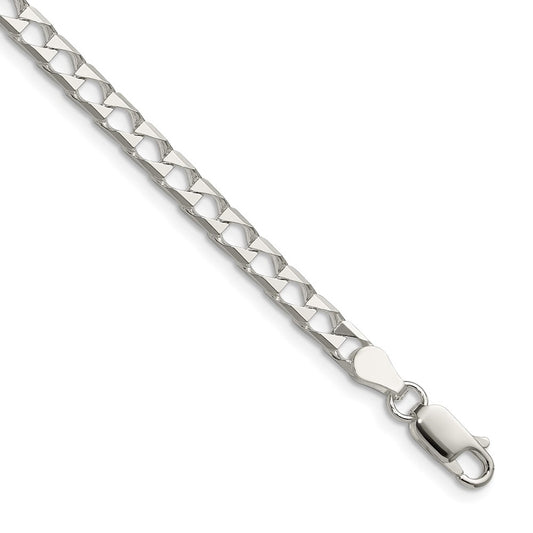Buy Stylish Sterling Silver 4mm Double Curb Square Chain - Affordable Luxury!