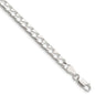 High-Quality 5mm Double Curb Square Chain in Sterling Silver - Stylish Value-1