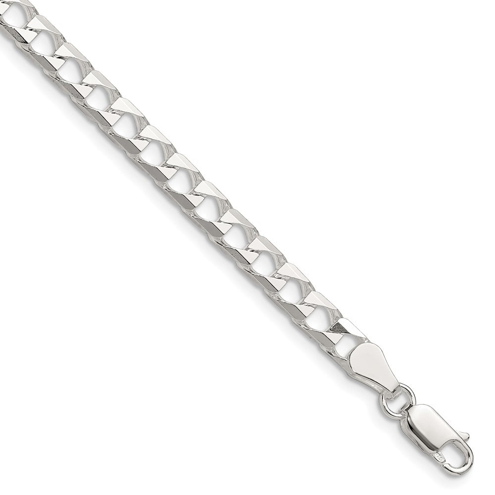 High-Quality 5mm Sterling Silver Double Curb Square Chain - Stylish Value Option
