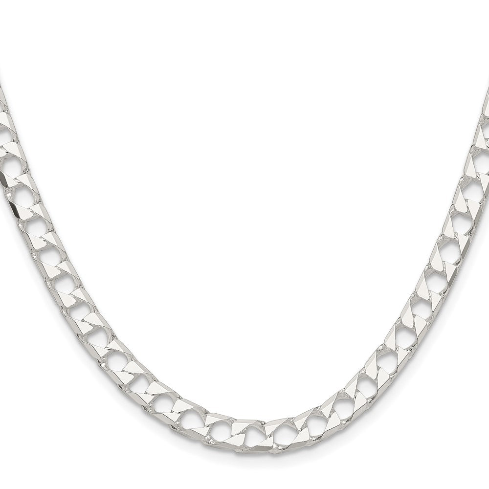 Exclusive 5.75mm Sterling Silver Double Curb Chain - Affordable Luxury Jewelry