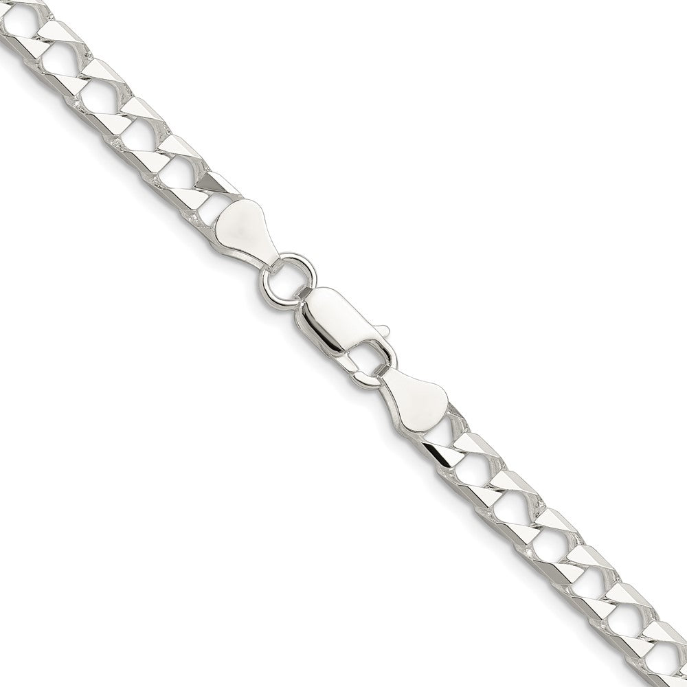 Exclusive 5.75mm Sterling Silver Double Curb Chain - Affordable Luxury Jewelry