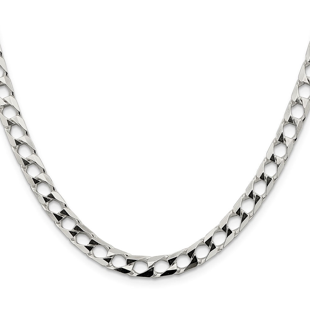 Buy Stylish Sterling Silver 6.25mm Double Curb Square Chain | Luxury Value