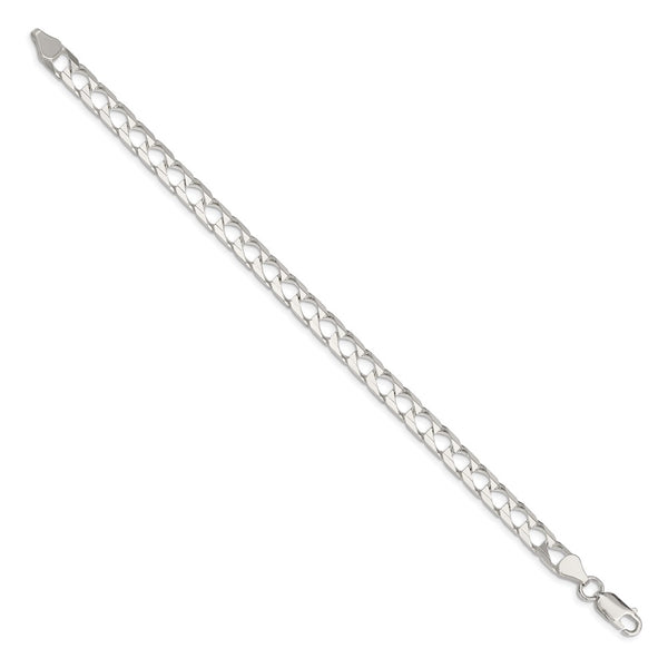6.25mm Sterling Silver Double Curb Square Chain - Style GR1-1030043