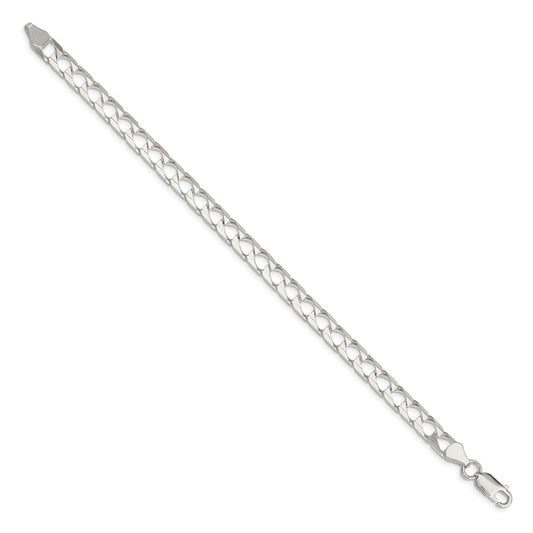 Buy Stylish 6.25mm Sterling Silver Double Curb Chain - Affordable Luxury Design