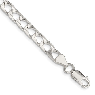 Buy Stylish 6.25mm Sterling Silver Double Curb Square Chain - Affordable Luxury