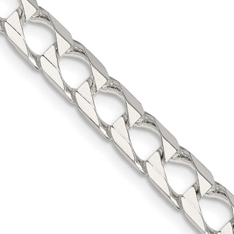 Buy Exclusive 6.25mm Sterling Silver Double Curb Chain | Affordable Luxury