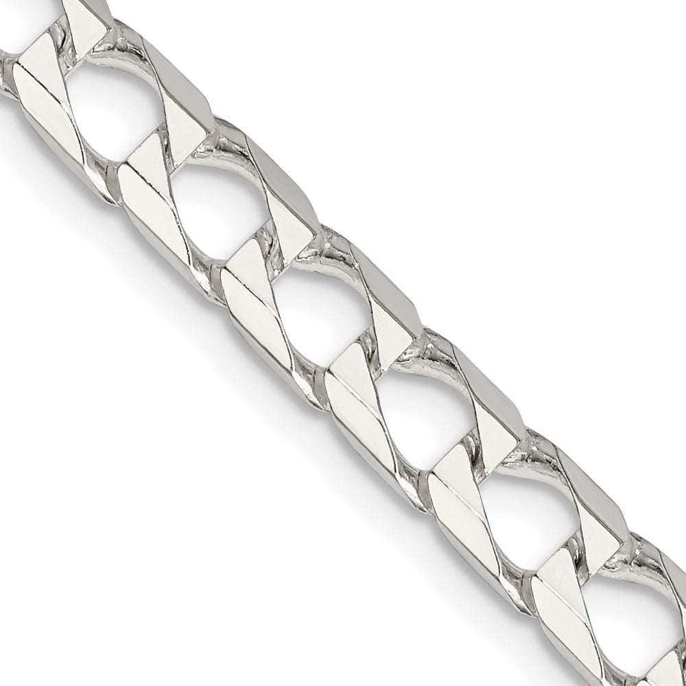 Buy Stylish Sterling Silver 6.25mm Double Curb Square Chain | Luxury Value