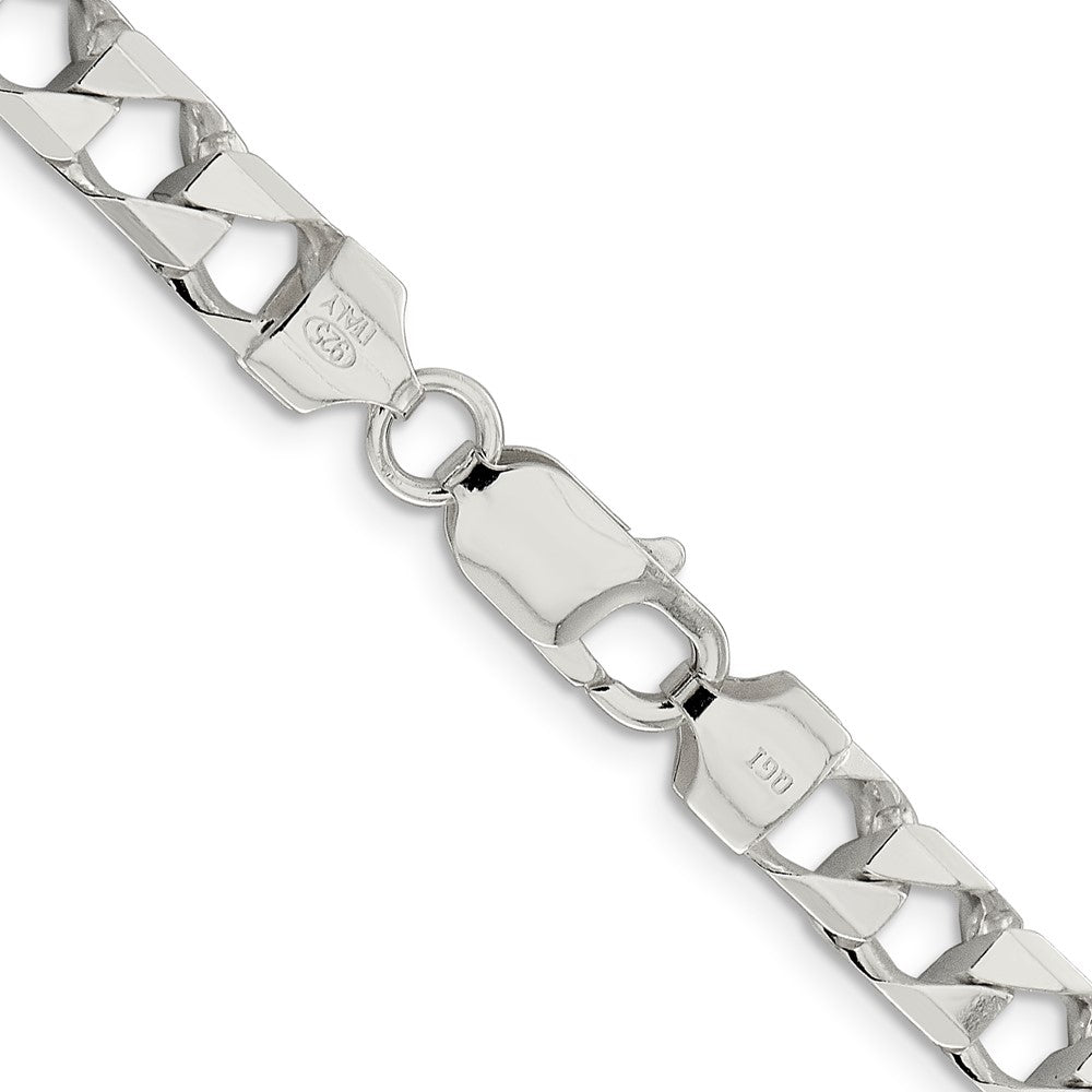 Buy Stylish 7.2mm Sterling Silver Double Curb Square Chain - Luxury Value