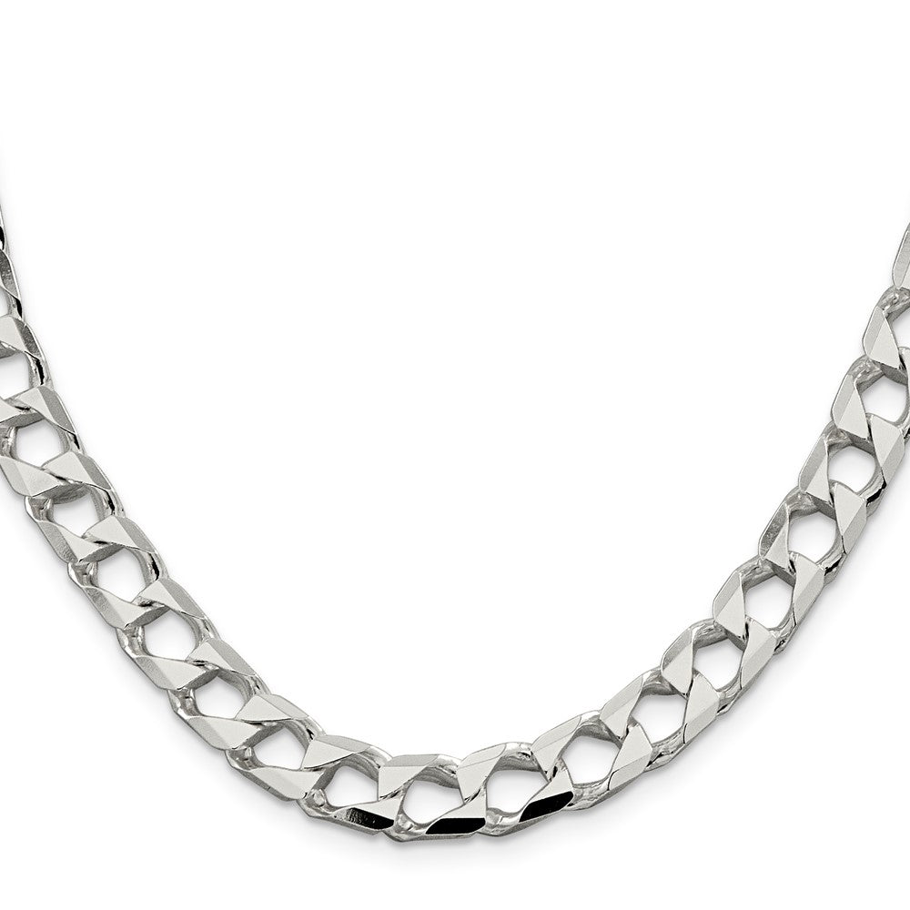 Buy Stylish Sterling Silver 8.6mm Double Curb Square Chain - Affordable Luxury!