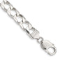 High-Quality Sterling Silver 8.6mm Double Curb Square Chain - Stylish Value!-1