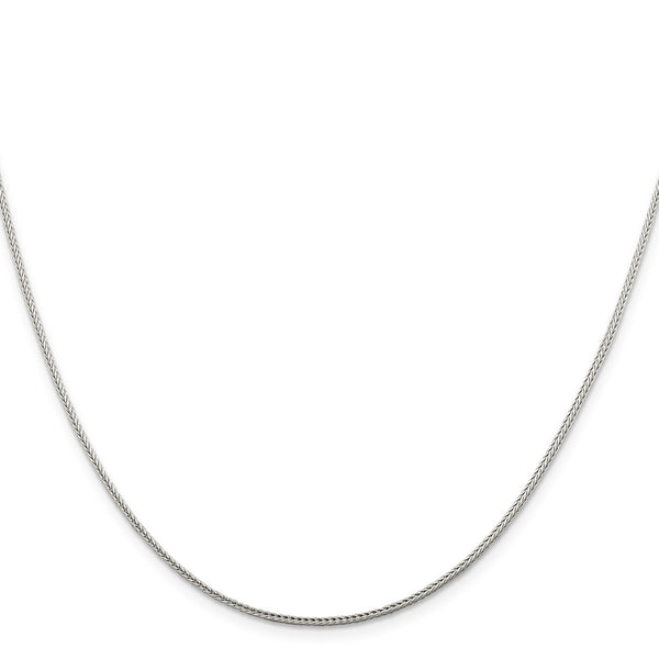 1.45mm Diamond-Cut Round Franco Chain in Sterling Silver