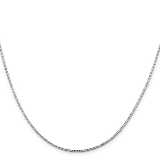 Buy 1.45mm Diamond-Cut Round Franco Chain in Sterling Silver - Stylish Value!