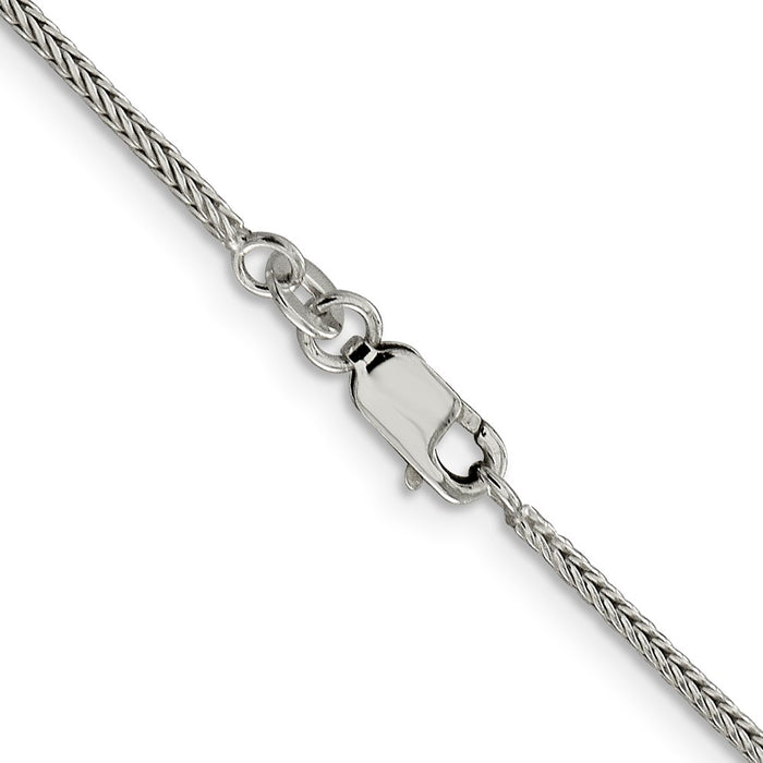 Buy 1.45mm Diamond-Cut Round Franco Chain in Sterling Silver - Stylish Value!-3