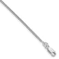 Buy Stylish Rhodium-Plated Sterling Silver 1.45mm Diamond-Cut Franco Chain-3