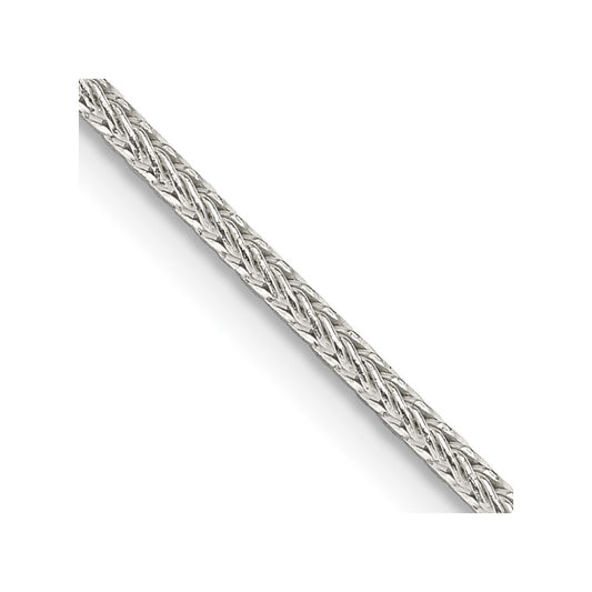 Buy Stylish 1.45mm Diamond-Cut Round Franco Chain in Sterling Silver - 4" Ext
